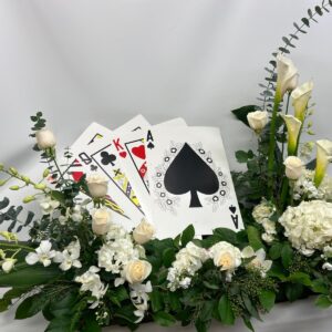Arrangement de cartes de poker (P46-L) $450.00