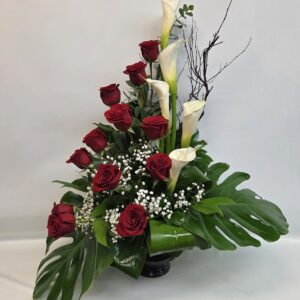 Red & White Arrangement (JG-6624) $250